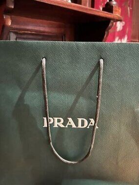 Prada Forest Green Gift Bag